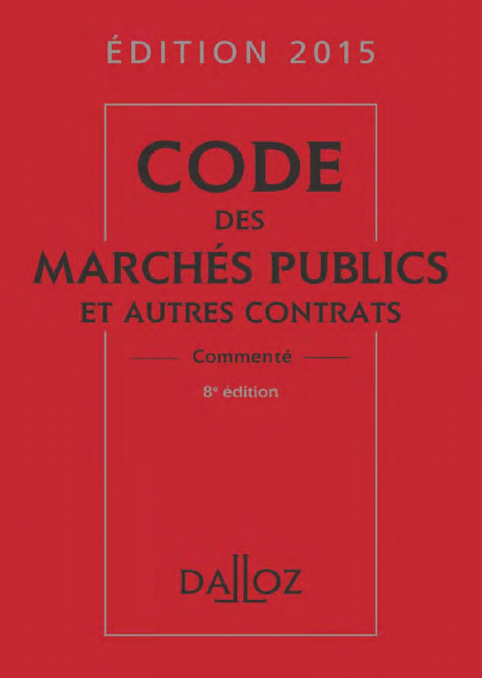 code des marchés publics